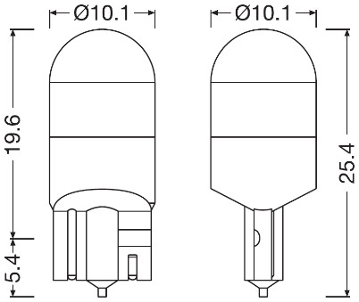 OSRAM 2845DWP-02B LEDriving® SLT Glühlampe, Blinkleuchte