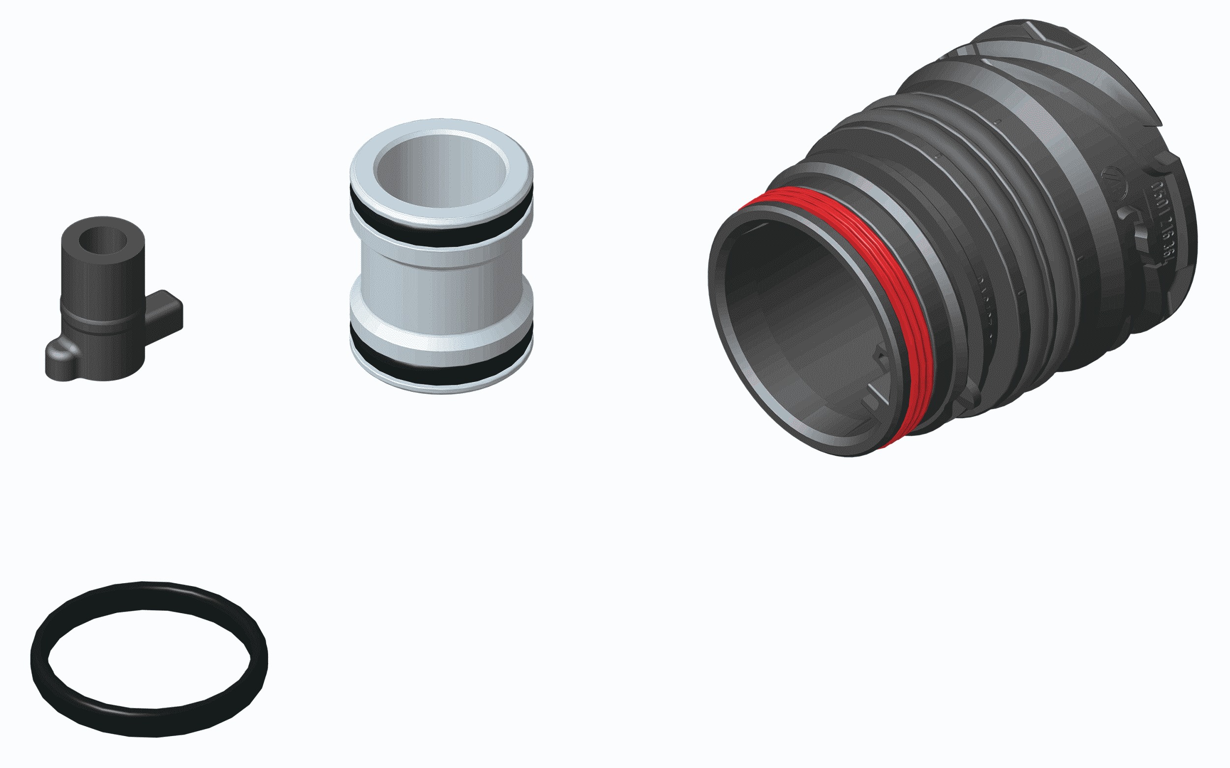 Sealing set, mechatronics (automatic transmission)