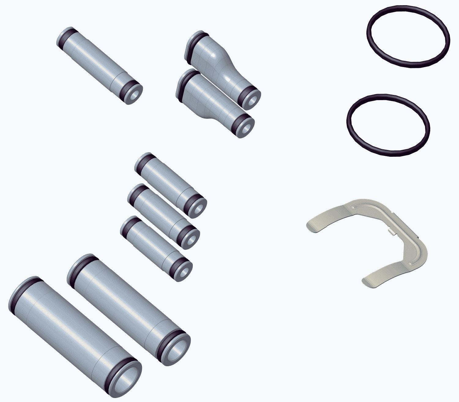 Sealing set, mechatronics (automatic transmission)