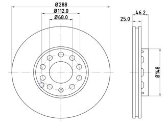 MTR 12108510 Disc frana