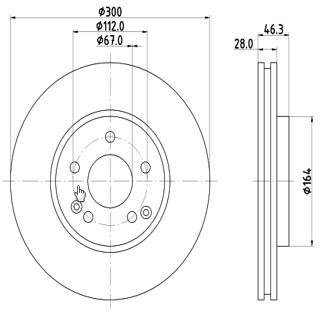 MTR 12108524 Disc frana