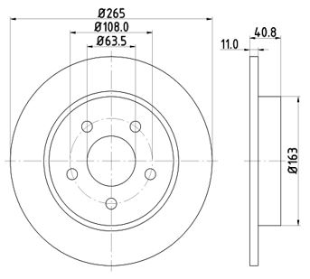 MTR 12108534 Disc frana