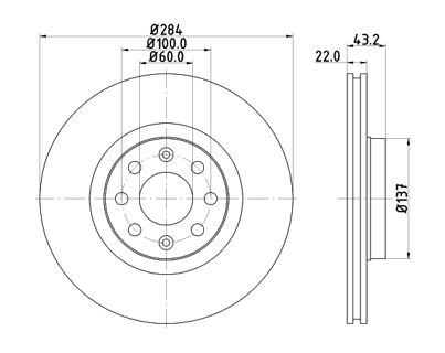 MTR 12108555 Disc frana