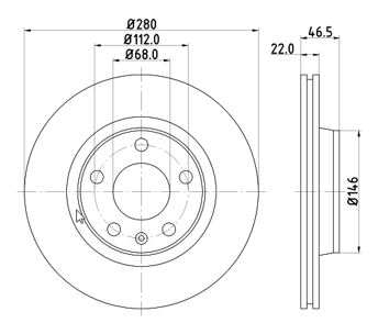 MTR 12108577 Disc frana