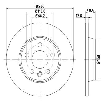 MTR 12108579 Disc frana