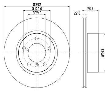 MTR 12108580 Disc frana