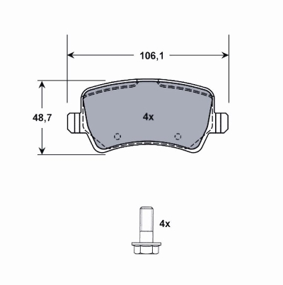 MTR MT476 set placute...