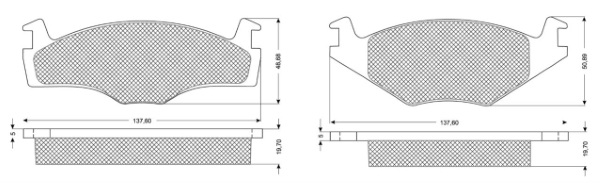 MTR MT571 set placute...