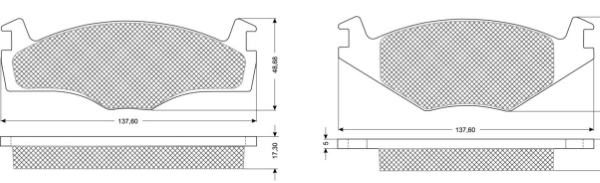 MTR MT667 set placute...