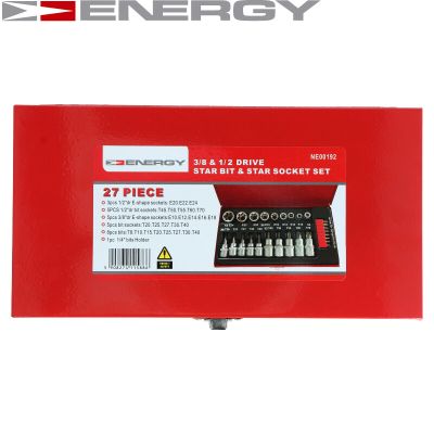 ENERGY NE00192 Skrutrekker bitssett