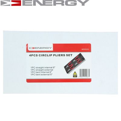ENERGY NE00333 Tangsett, sikringsringer