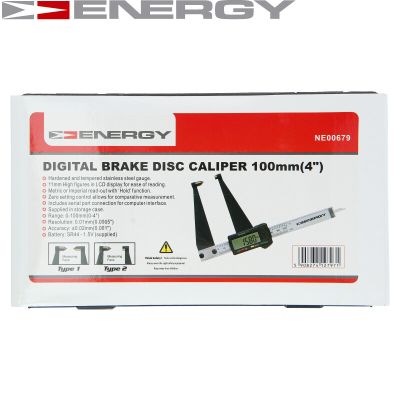 ENERGY NE00679 Skyvelære, bremseskivetykkelse