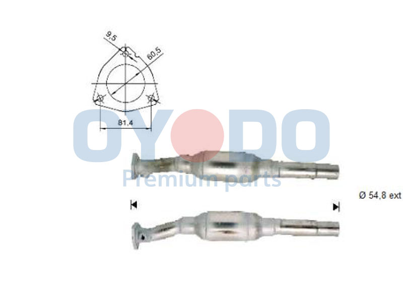 Oyodo 10N0094-OYO Katalyzátor