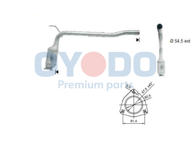 Oyodo 20N0008-OYO Katalyzátor