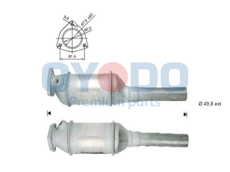 Oyodo 10N0041-OYO Katalyzátor