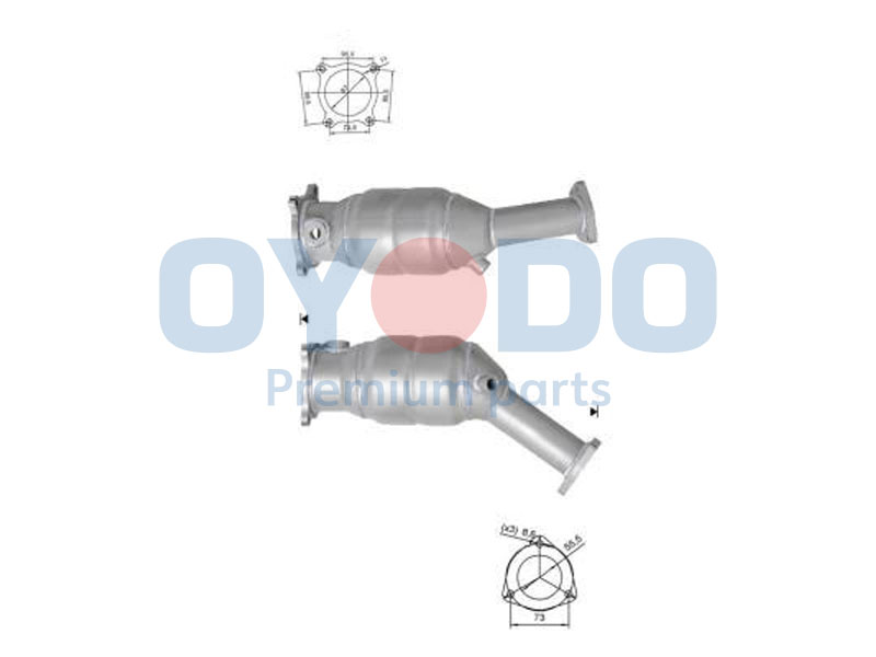 Oyodo 10N0104-OYO Katalyzátor