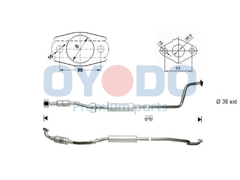 Oyodo 10N0088-OYO Katalysator