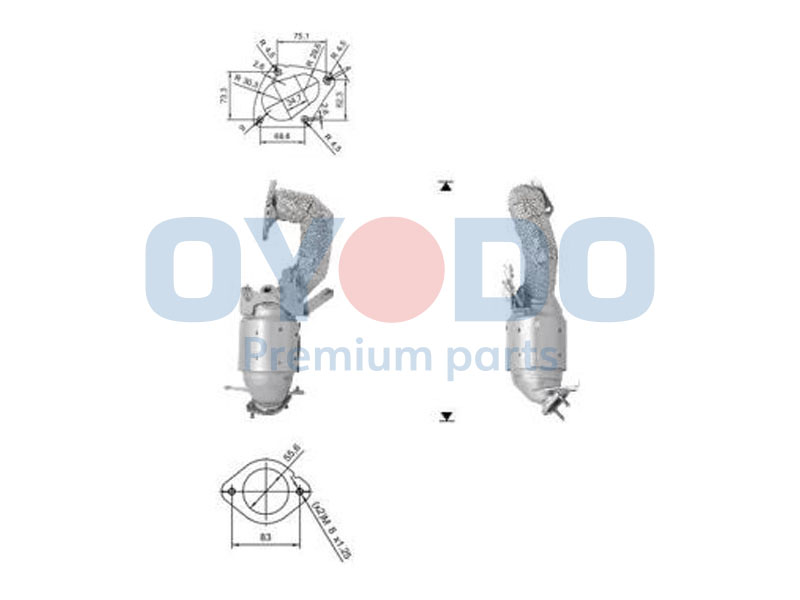 Oyodo 20N0095-OYO Katalysator