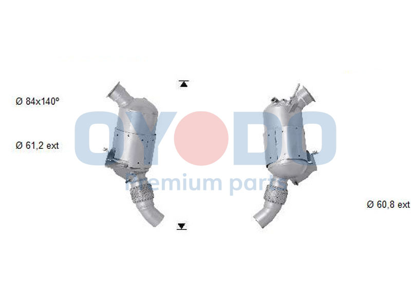 MAXGEAR 27-6033 sot-/ partikkelfilter, eksosanlegg