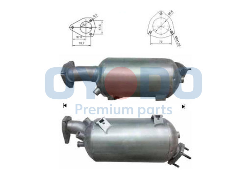 Oyodo 20N0013-OYO sot-/ partikkelfilter, eksosanlegg