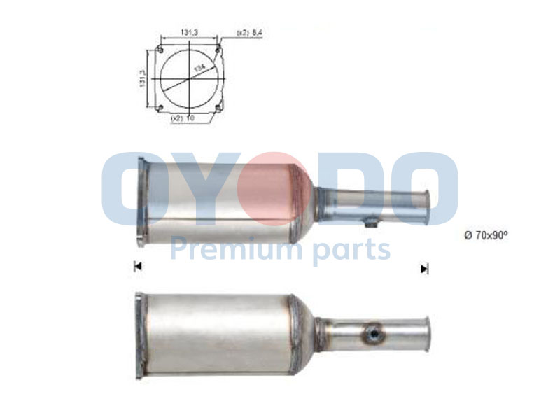 MAXGEAR 27-6033 sot-/ partikkelfilter, eksosanlegg