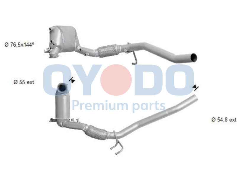 BOSAL 095-758 sot-/ partikkelfilter, eksosanlegg