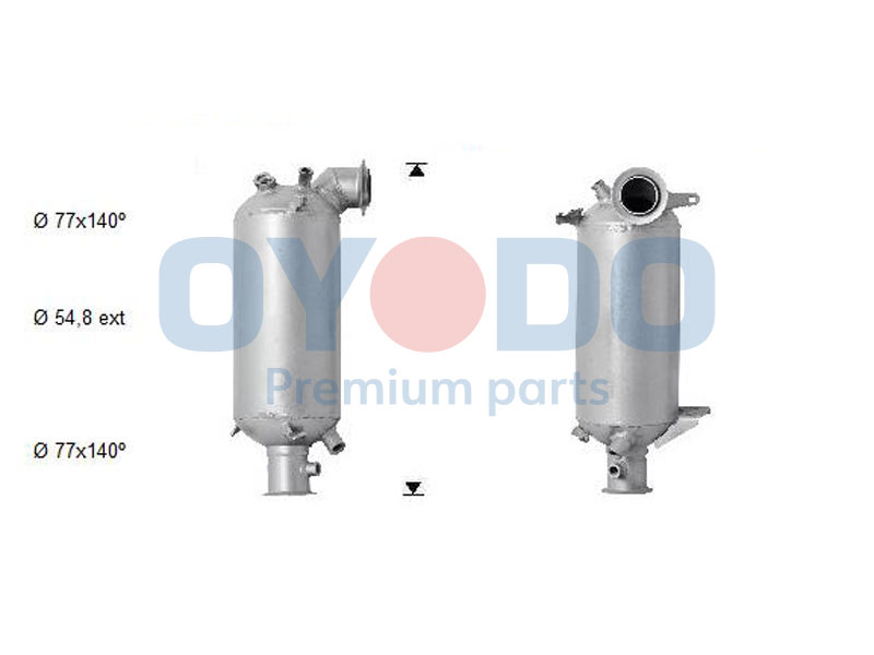 KAMOKA 8010003 sot-/ partikkelfilter, eksosanlegg