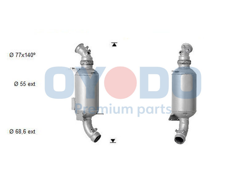 BM CATALYSTS BM11233 sot-/ partikkelfilter, eksosanlegg