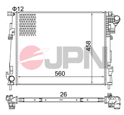 JPN 60C9039-JPN Chladič,...