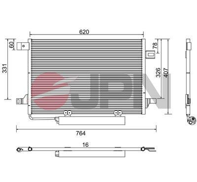 MAHLE AC 207 000S Kondensator, klimaanlegg
