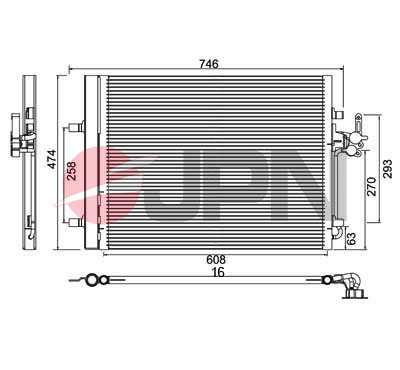 JPN 60C9200-JPN Kondensator, klimaanlegg