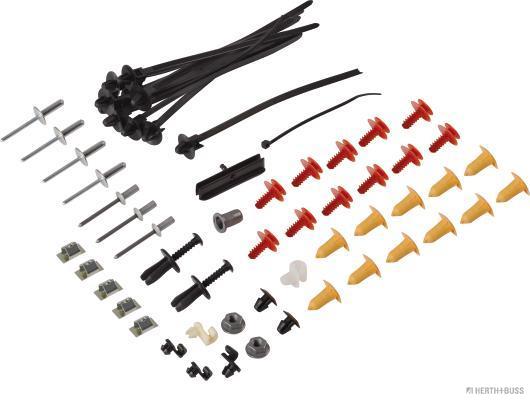 HERTH+BUSS ELPARTS 50269133 Σετ κλιπ στερέωσης, επένδυση εσωτερικού χώρου και στις δύο πλευρές μπροστά και πίσω Πόρτα οχήματος f
