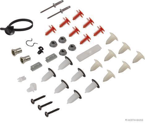 HERTH+BUSS ELPARTS 50269134 Σετ κλιπ στερέωσης, επένδυση εσωτερικού χώρου και στις δύο πλευρές μπροστά και πίσω Πόρτα οχήματος f