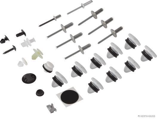 HERTH+BUSS ELPARTS 50269137 Σετ κλιπ στερέωσης, επένδυση εσωτερικού χώρου και στις δύο πλευρές μπροστά και πίσω Πόρτα οχήματος f