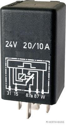 HERTH+BUSS ELPARTS 75898345 Relay, fuel pump for MAN