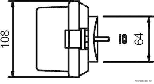 HERTH+BUSS ELPARTS 82840540 Tail Light Assembly Left for FORD