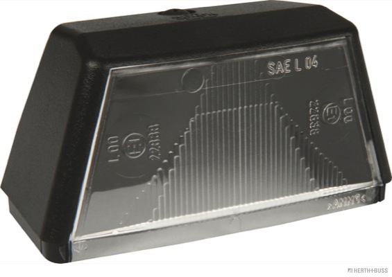Lens, licence plate light