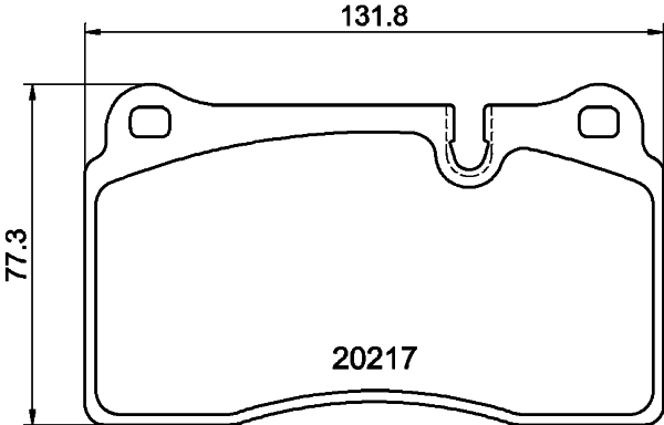 MINTEX MDB2829 Brake Pad Set, disc brake for LAND ROVER
