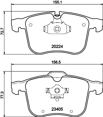 MINTEX MDB2764 Σετ τακάκια, δισκόφρενα for CADILLAC HOLDEN OPEL SAAB VAUXHALL