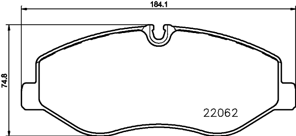MINTEX MDB3738 Brake Pad Set, disc brake for MERCEDES-BENZ MERCEDES-BENZ (FJDA)