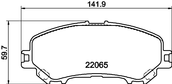 MINTEX MDB3747 Σετ τακάκια, δισκόφρενα for NISSAN NISSAN (DFAC) RENAULT