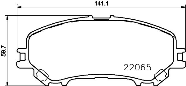 MINTEX MDB3717 Σετ τακάκια, δισκόφρενα for NISSAN NISSAN (DFAC) RENAULT
