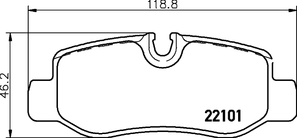 MINTEX MDB3739 Σετ τακάκια, δισκόφρενα for MERCEDES-BENZ MERCEDES-BENZ (FJDA)