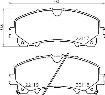 MINTEX MDB3748 Σετ τακάκια, δισκόφρενα for INFINITI NISSAN RENAULT SAMSUNG