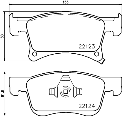 MINTEX MDB3784 Σετ τακάκια, δισκόφρενα for BUICK (SGM) CHEVROLET (SGM) OPEL VAUXHALL
