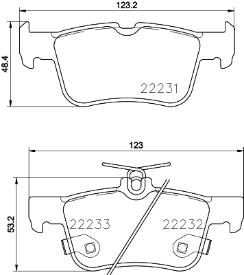 MINTEX MDB3799 Σετ τακάκια, δισκόφρενα for FORD FORD AUSTRALIA LINCOLN