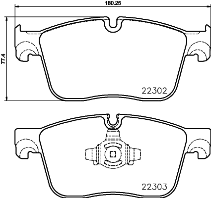 MINTEX MDB3836 Σετ τακάκια, δισκόφρενα for JAGUAR JAGUAR (CHERY) LAND ROVER