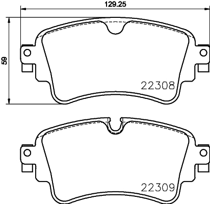 MINTEX MDB3850 Σετ τακάκια, δισκόφρενα for AUDI VW