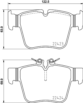 MINTEX MDB3903 Σετ τακάκια, δισκόφρενα for MERCEDES-BENZ