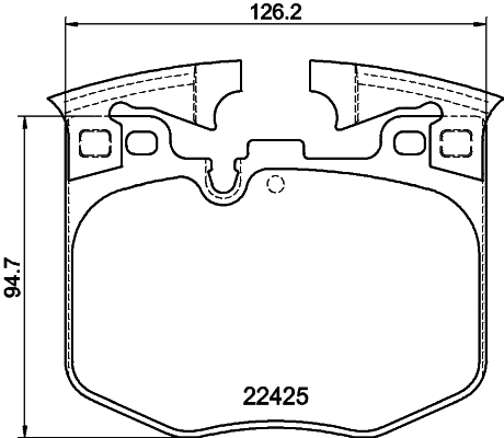 MINTEX MDB3869 Σετ τακάκια, δισκόφρενα for ALPINA BMW TOYOTA
